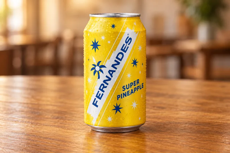 Illustratieve foto bij Fernandes Super pineapple (33 cl)